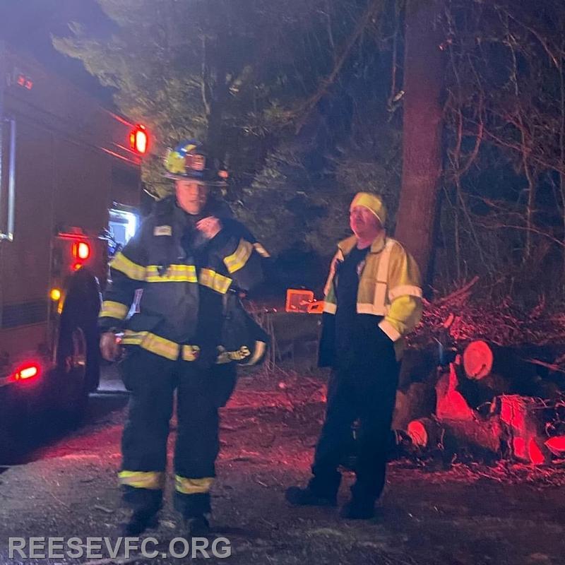 Chimney Fire 9-7 Box area - Reese & Community Fire Company