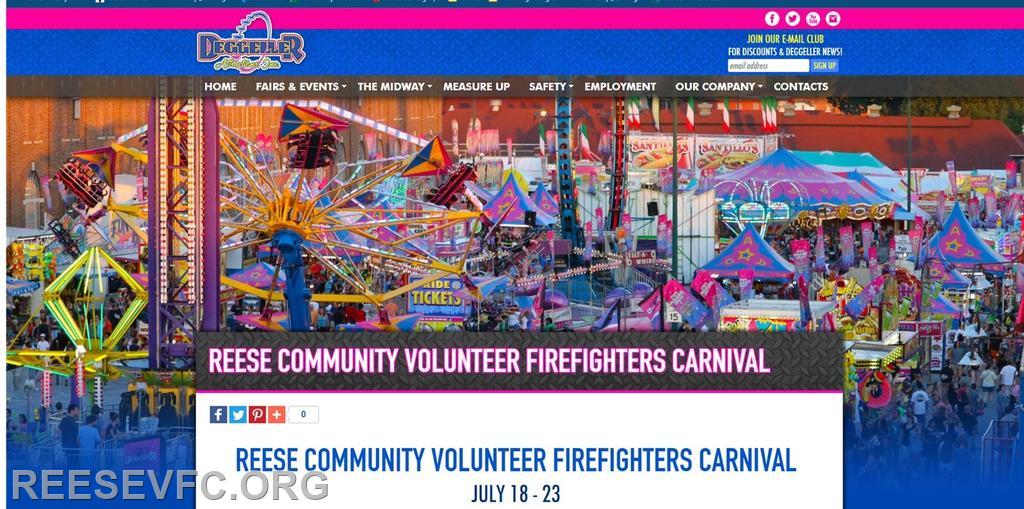 Reese VFC Presale of Discounted Carnival Ride Tickets Reese