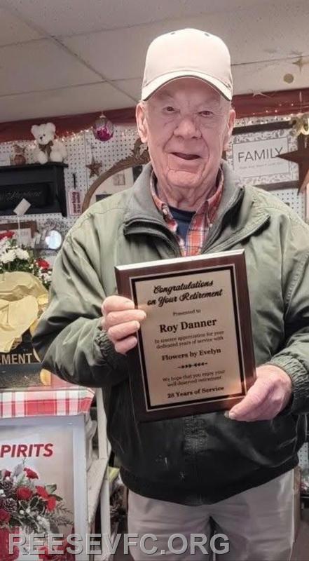 Honoring a Lifetime of Service: Roy Danner - Reese & Community Fire Company